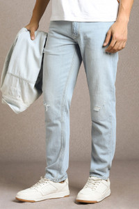 LOUIS PHILIPPE Regular Men Light Blue Jeans