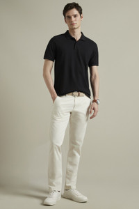 LOUIS PHILIPPE Slim Fit Men White Trousers