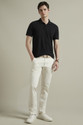 LOUIS PHILIPPE Slim Fit Men White Trousers