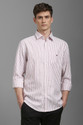 Louis Philippe Sport Men Striped Casual White
