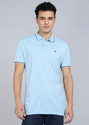 Louis Philippe Sport Solid Men Polo Neck
