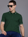 Louis Philippe Sport Solid Men Polo Neck
