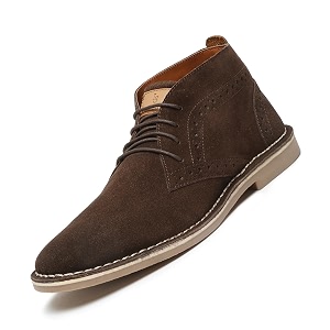 LOUIS STITCH Chukka Boots for Men Suede
