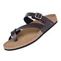 LOUIS STITCH Comfortable Open Toe Cork Sandals
