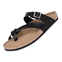LOUIS STITCH Comfortable Open Toe Cork Sandals