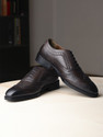 LOUIS STITCH Crust Leather Brogue Formal Shoes