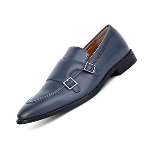 LOUIS STITCH Double Monk Strap Shoes for