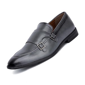 LOUIS STITCH Double Monk Strap Shoes for