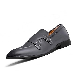 LOUIS STITCH Double Monk Strap Shoes for