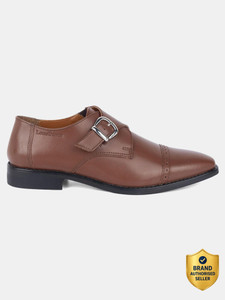 LOUIS STITCH Handmade Italian Leather Monk Strap