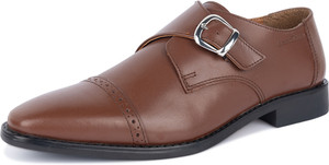 LOUIS STITCH Handmade Italian Leather Monk Strap