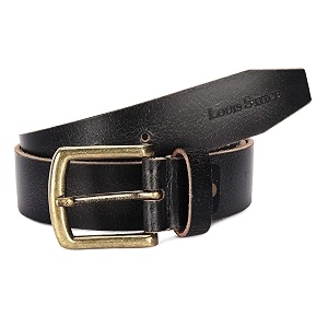 louis stitch men39s black red blue brown italian raw crunch leather belt premium casual belts for men with heavy brass buckle 15 inch 38mm ca-all