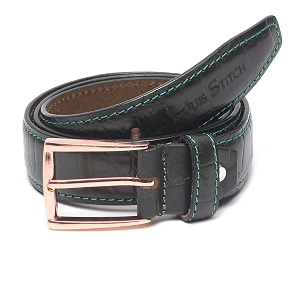 louis stitch men39s black red blue brown italian raw crunch leather belt premium casual belts for men with heavy brass buckle 15 inch 38mm ca-all