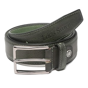louis stitch men39s black red blue brown italian raw crunch leather belt premium casual belts for men with heavy brass buckle 15 inch 38mm ca-all