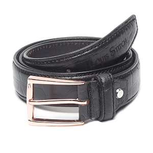 louis stitch men39s black red blue brown italian raw crunch leather belt premium casual belts for men with heavy brass buckle 15 inch 38mm ca-all