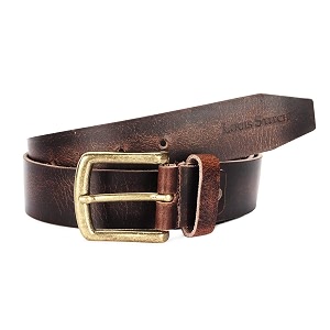 louis stitch men39s black red blue brown italian raw crunch leather belt premium casual belts for men with heavy brass buckle 15 inch 38mm ca-all