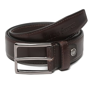 louis stitch men39s black red blue brown italian raw crunch leather belt premium casual belts for men with heavy brass buckle 15 inch 38mm ca-all