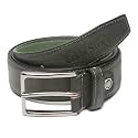 LOUIS STITCH Men's Black Red Blue Brown Italian Raw Crunch Leather Belt Premium Casual Belts for Men with Heavy Brass Buckle 1.5 Inch (38mm) (CA-All)