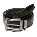 LOUIS STITCH Men's Black Red Blue Brown Italian Raw Crunch Leather Belt Premium Casual Belts for Men with Heavy Brass Buckle 1.5 Inch (38mm) (CA-All)