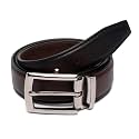 LOUIS STITCH Men's Black Red Blue Brown Italian Raw Crunch Leather Belt Premium Casual Belts for Men with Heavy Brass Buckle 1.5 Inch (38mm) (CA-All)