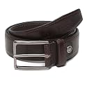 LOUIS STITCH Men's Black Red Blue Brown Italian Raw Crunch Leather Belt Premium Casual Belts for Men with Heavy Brass Buckle 1.5 Inch (38mm) (CA-All)