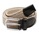 LOUIS STITCH Men39s Braided Elastic Stretch Belt