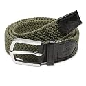 LOUIS STITCH Men39s Braided Elastic Stretch Belt