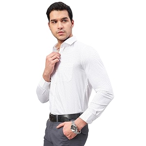 LOUIS STITCH Mens Cotton Regular Fit Shirt
