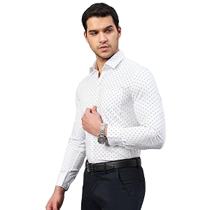 LOUIS STITCH Mens Cotton Regular Fit Shirt