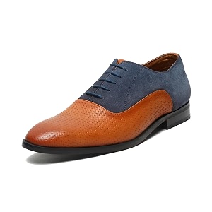 LOUIS STITCH Mens Handcrafted Formal Derby Shoes