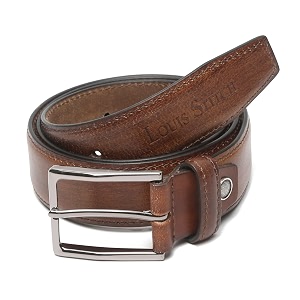 louis stitch men39s black red blue brown italian raw crunch leather belt premium casual belts for men with heavy brass buckle 15 inch 38mm ca-all