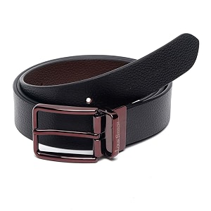 LOUIS STITCH Mens Italian Leather Reversible Belt