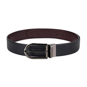 LOUIS STITCH Mens Italian Leather Reversible Belt