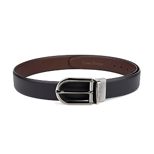 LOUIS STITCH Mens Italian Leather Reversible Belt