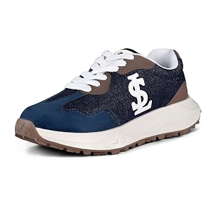 LOUIS STITCH Mens Lightweight Sneakers Lace-Up