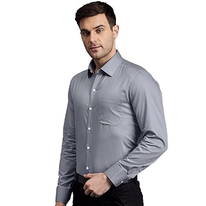 LOUIS STITCH Mens Regular Fit Formal Shirts