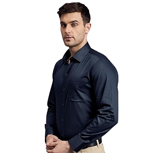 LOUIS STITCH Mens Regular Fit Formal Shirts