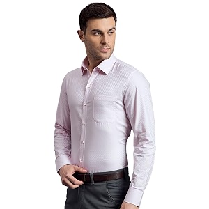 LOUIS STITCH Mens Regular Fit Formal Shirts