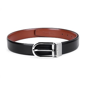 LOUIS STITCH Mens Reversible Italian Leather Belt