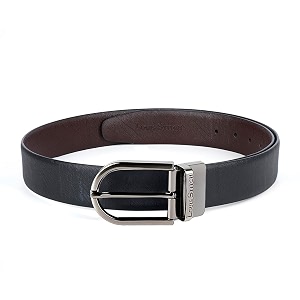LOUIS STITCH Mens Reversible Italian Leather Belt