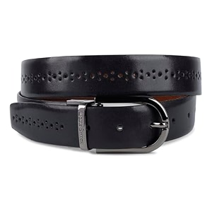 LOUIS STITCH Mens Spanish Leather Reversible Belt