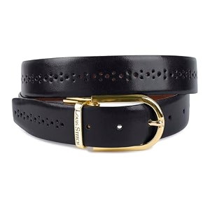 LOUIS STITCH Mens Spanish Leather Reversible Belt