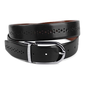 LOUIS STITCH Mens Spanish Leather Reversible Belt