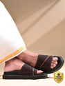 LOUIS STITCH Men Brunette Lightweight Slip-On Slides