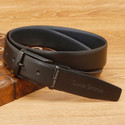 LOUIS STITCH Men Formal Black Blue Genuine