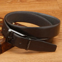 LOUIS STITCH Men Formal Black Grey Genuine
