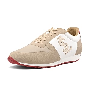LOUIS STITCH Mens Casual Lightweight Lace-Up Sneakers