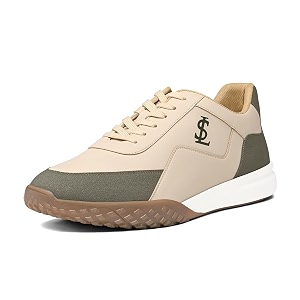 LOUIS STITCH Mens Casual Lightweight Lace-Up Sneakers