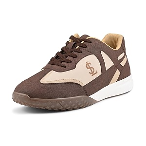 LOUIS STITCH Mens Casual Lightweight Lace-Up Sneakers