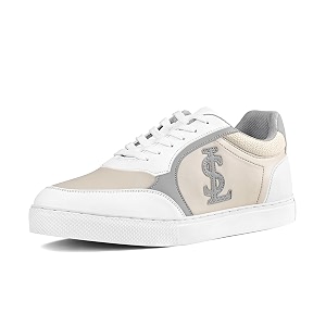 LOUIS STITCH Mens Casual Lightweight Lace-Up Sneakers